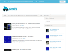 Tablet Screenshot of gtek.se